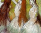 埃德加 德加 : Dancers in Green